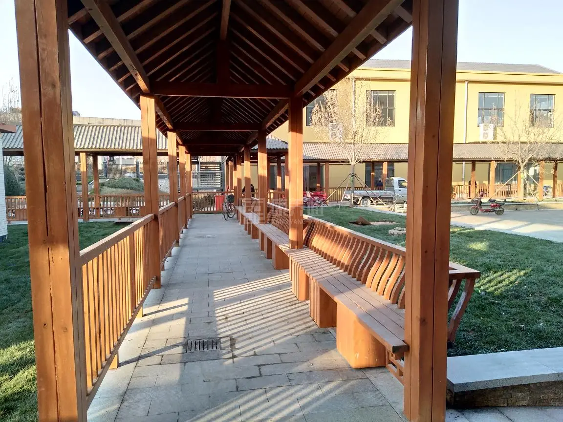 河北仁爱医养服务集团阜平养护院环境图-室外走廊