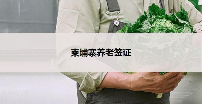 柬埔寨养老签证(柬埔寨养老签证:畅享晚年生活)