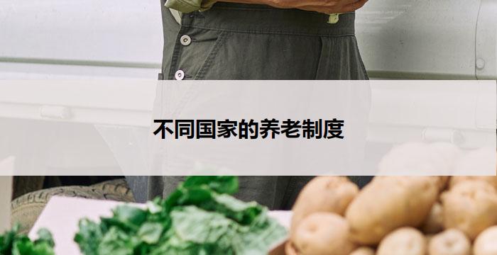 不同国家的养老制度