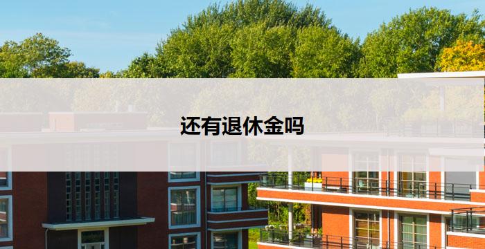 还有退休金吗(政策下的退休金问题探讨)