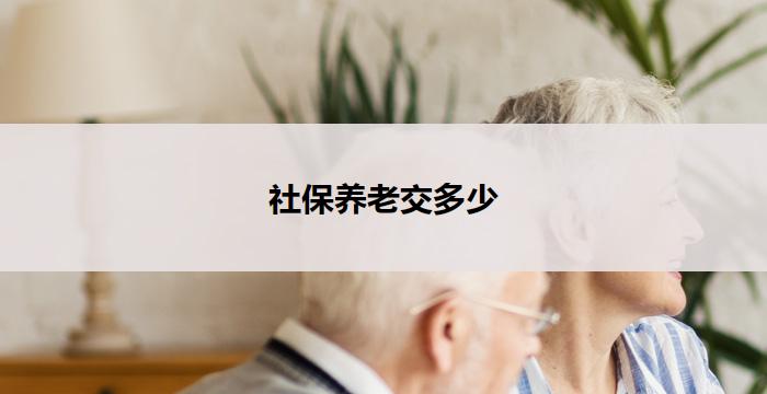 社保养老交多少(社保养老交多少？揭秘养老金缴费核心问题)