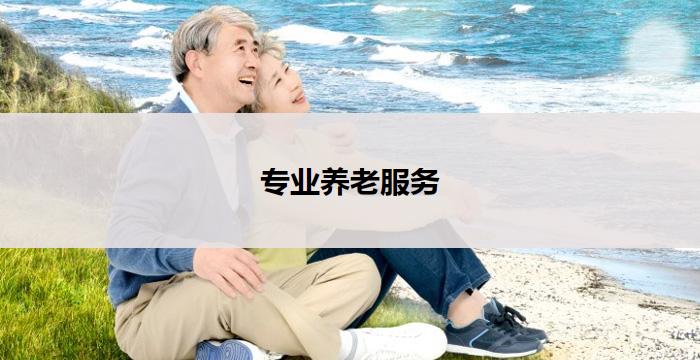 专业养老服务(专业养老服务,关怀您的晚年)
