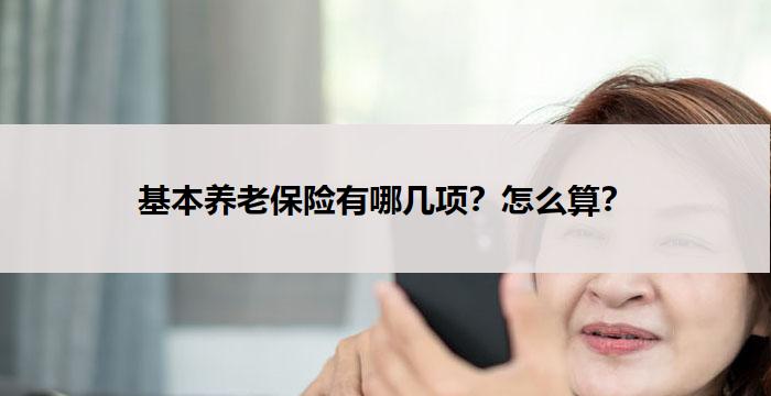 基本养老保险有哪几项?怎么算?