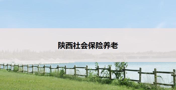 陕西社会保险养老(陕西社保养老：为老年人创造更好未来)