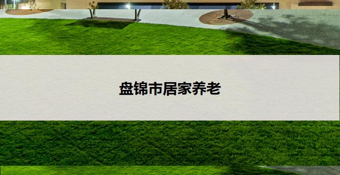 盘锦市居家养老(盘锦市:以居家养老为中心)