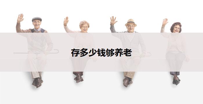 存多少钱够养老(存多少钱够养老)
