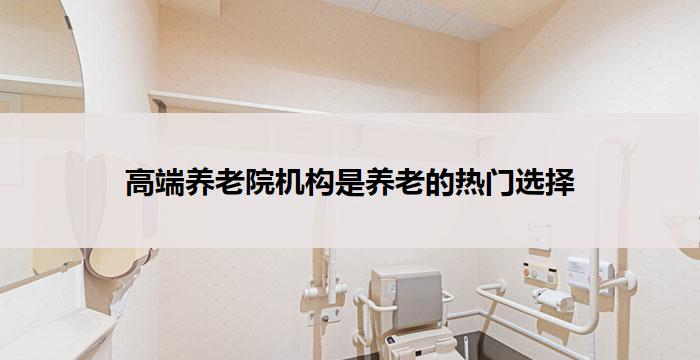 高端养老院机构是养老的热门选择