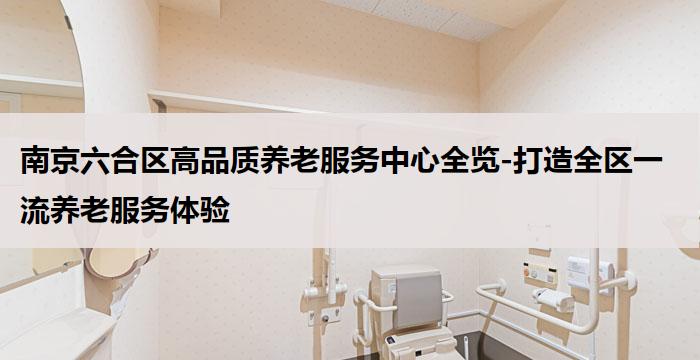 南京六合区高品质养老服务中心全览-打造全区一流养老服务体验