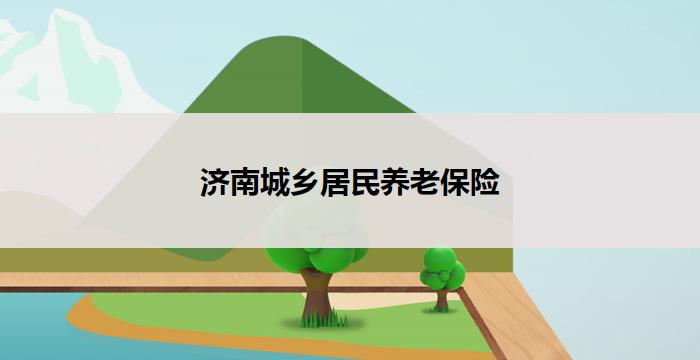 济南城乡居民养老保险(济南城乡居民养老保险:共同守护幸福晚年)