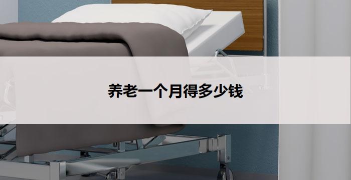 养老一个月得多少钱(养老一个月，可获多少收入？)