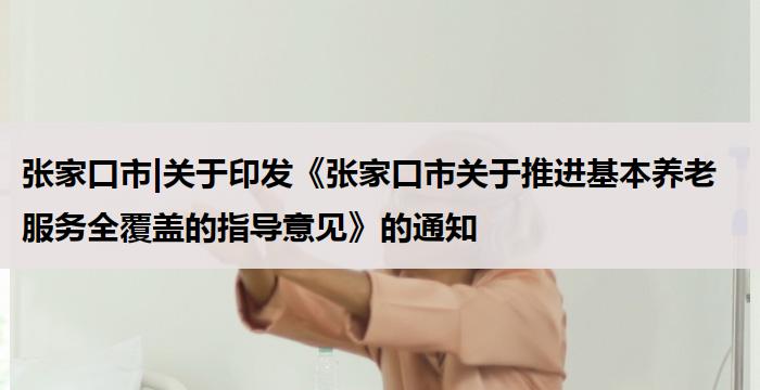 张家口市:《张家口市关于推进基本养老服务全覆盖的指导意见》的通知