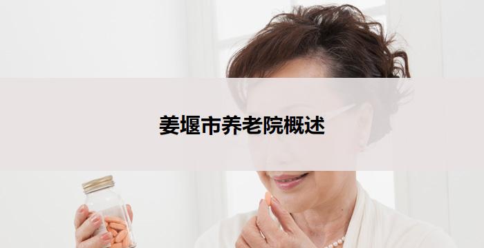 姜堰市养老院概述