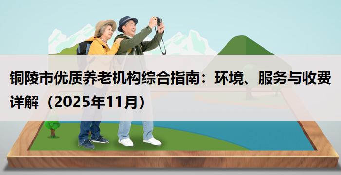 铜陵市优质养老机构综合指南：环境、服务与收费详解（2025年11月）