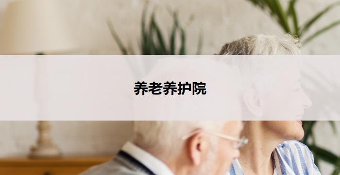 养老养护院(养老养护院：关怀长者健康幸福的温馨之家)