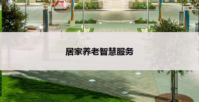 居家养老智慧服务(智慧服务助力居家养老)