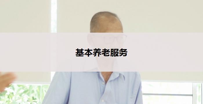 基本养老服务(基本养老服务：关爱晚年，幸福无忧)