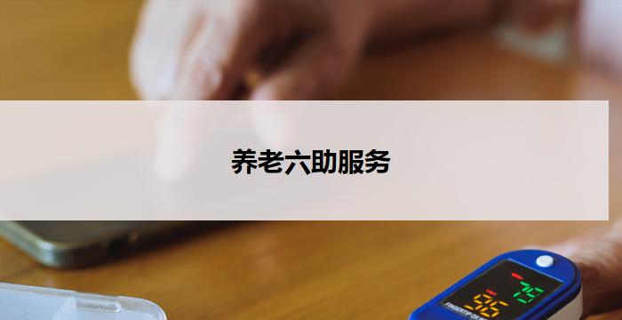养老六助服务(养老六助：服务您的幸福晚年)