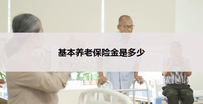 基本养老保险金是多少(基本养老保险金标准是多少？)