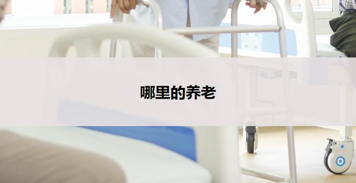 哪里的养老(以家庭为中心的养老服务)