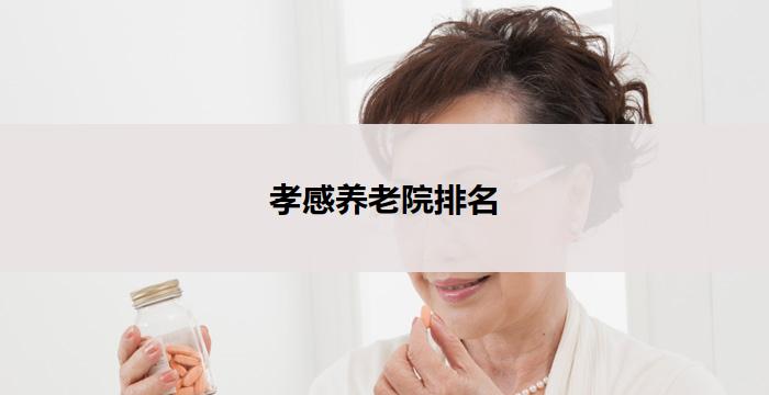 孝感养老院排名